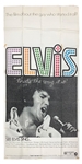 1970 <em>Elvis: Thats the Way It Is</em> Three Sheet Movie Poster – Starring Elvis Presley