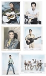 Incredible Group of Six Colorized Elvis Presley Movie Stills Incl. <em>Jailhouse Rock</em>, <em>Loving You</em> and <em>King Creole</em>