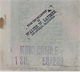 1958 <em>King Creole</em> One Sheet Movie Poster – Starring Elvis Presley