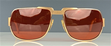  Elvis Presley Stage Worn Neostyle Nautic Prescription Sunglasses with Smoky Red Lenses