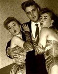 Elvis Presley Owned and Worn 1950's  ELVIS Monogrammed Silver ID Bracelet - Gifted to His Cousin Patsy Presley – with Compelling Photo Evidence!