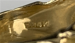 Elvis Presley Stage Worn Diamond and Black Star Sapphire Gold Ring – with Strong Photo Evidence - Former Jimmy Velvet Collection