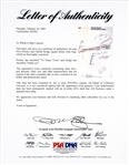Elvis Presley Signed 1969 American Airlines Brochure – Also Signed by Charlie Hodge (PSA LOA)