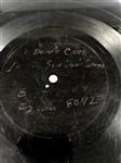 1956 RCA 45 RPM 10 Inch Double-Sided Acetate with Elvis Presley's Songs “Good Rockin' Tonight” and I Don't Care if the Sun Don't Shine” with Graceland LOA