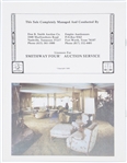1980 “Don B. Smith Auction Co.” Auction Catalog from the Sale of Elvis Presley's Hillcrest Home Property