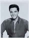 Group of Four Elvis Presley Studio-Issued News Service Photos Promoting <em>Love Me Tender</em>, “Suspicious Minds” and 1969 Las Vegas Concerts