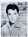 Group of Four Elvis Presley Studio-Issued News Service Photos Promoting <em>Love Me Tender</em>, “Suspicious Minds” and 1969 Las Vegas Concerts