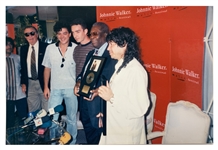 MCA Gold Record Award to B.B. King for 1995 Album <em>Gerundina</em> - with Photo of King Receiving the Award!