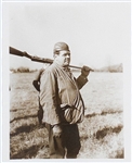 Pair of 1933 Babe Ruth Off-Season Training Original Photos (Both PSA/DNA Type I)