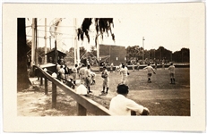 1930's Original Photo of New York Yankees at Spring Training with Babe Ruth and Lou Gehrig (PSA/DNA Type I)