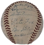 Group of Eight 1945 to 1980 Boston Red Sox Team Signed Baseballs (BAS)