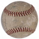 Group of Eight 1945 to 1980 Boston Red Sox Team Signed Baseballs (BAS)