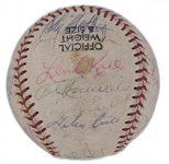 Group of Eight 1945 to 1980 Boston Red Sox Team Signed Baseballs (BAS)