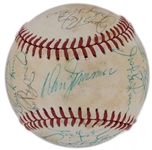 Group of Eight 1945 to 1980 Boston Red Sox Team Signed Baseballs (BAS)