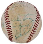 Group of Eight 1945 to 1980 Boston Red Sox Team Signed Baseballs (BAS)