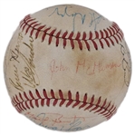Group of Eight 1945 to 1980 Boston Red Sox Team Signed Baseballs (BAS)