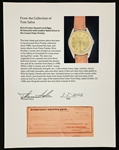 Elvis Presley Owned Lord Nelson Swiss Wrist Watch with Leather Band Given to His Cousin Patsy Presley