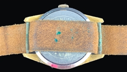 Elvis Presley Owned Lord Nelson Swiss Wrist Watch with Leather Band Given to His Cousin Patsy Presley