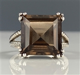 Elvis Presley Owned Sterling Silver Ring with Huge Stone Given to His Cousin Patsy Presley