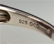 Elvis Presley Owned Sterling Silver Ring with Huge Stone Given to His Cousin Patsy Presley