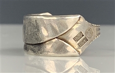 Elvis Presley Owned Sterling Silver “Spoon” Ring Given to His Cousin Patsy Presley
