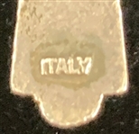 Elvis Presley Owned Silver Italian Crucifix Pendant Given to His Cousin Patsy Presley