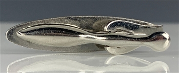 Elvis Presley Owned “EP” Monogrammed Silver Tie Clip – Given to His Cousin Patsy Presley