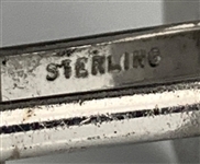 Elvis Presley Owned “EP” Monogrammed Sterling Silver Cufflinks - Given to His Cousin Patsy Presley