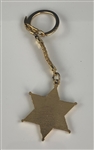 Elvis Presley Owned Shelby County Sherif Badge Keychain Given to Him by Sheriff Roy C. Nixon - Given to His Cousin Patsy Presley