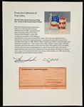Elvis Presley Owned Silver American Flag Pin -  Given to His Cousin Patsy Presley