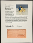 Elvis Presley Owned Gold Colored and Bejeweled Ring Given to His Cousin Patsy Presley