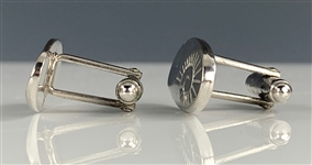 Elvis Presley Owned Silver “Nautilus” Cufflinks Given to His Cousin Patsy Presley