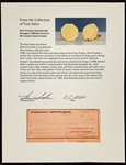 Elvis Presley Owned Gold Hexagon Cufflinks Given to His Cousin Patsy Presley