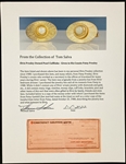 Elvis Presley Owned Pearl Cufflinks - Given to His Cousin Patsy Presley