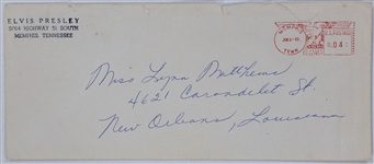 Collection of Seven Elvis Presley Fan Response Letters and Original Envelopes, Incl. 1959 Army Fan Letter