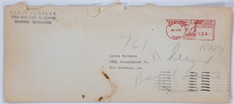 Collection of Seven Elvis Presley Fan Response Letters and Original Envelopes, Incl. 1959 Army Fan Letter