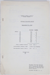 1962 <em>Girls! Girls! Girls!</em> Paramount Pictures File Copy “Release Dialogue Script” and “Production Notes” for Press Release