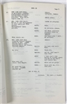 1963 <em>Fun in Acapulco</em> Paramount Pictures File Copy “Release Dialogue Script” - Starring Elvis Presley