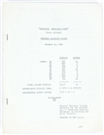 1966 <em>Paradise, Hawaiian Style</em> Paramount Pictures File Copy “Release Dialogue Script” - Starring Elvis Presley