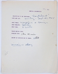1964 <em>Roustabout</em> Preview Invitations (2 Different) Plus Original Paramount File Documents Concerning the Previews