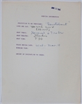 1964 <em>Roustabout</em> Preview Invitations (2 Different) Plus Original Paramount File Documents Concerning the Previews