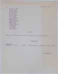 1964 <em>Roustabout</em> Preview Invitations (2 Different) Plus Original Paramount File Documents Concerning the Previews