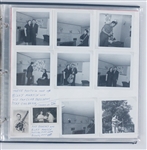 1950s-70s Fan Scrapbook with 1956 Photo of Elvis Presley and His Pink Cadillac Plus More Than 120 Other Photos of Country Stars