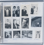 1950s-70s Fan Scrapbook with 1956 Photo of Elvis Presley and His Pink Cadillac Plus More Than 120 Other Photos of Country Stars