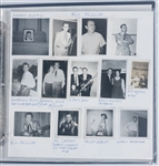 1950s-70s Fan Scrapbook with 1956 Photo of Elvis Presley and His Pink Cadillac Plus More Than 120 Other Photos of Country Stars