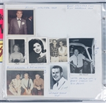 1950s-70s Fan Scrapbook with 1956 Photo of Elvis Presley and His Pink Cadillac Plus More Than 120 Other Photos of Country Stars