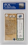 1989 Upper Deck #1 Ken Griffey, Jr. -  PSA NM-MT 8
