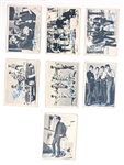 1964 Topps Beatles Partial Sets (85 Cards) – Incl. Black & White, Color, Diary and <em>A Hard Day's Night</em>