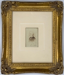 Robert E. Lee Signed Carte-de-Visite – Mathew Brady Portrait Taken at Lee's Last Meeting with Grant!