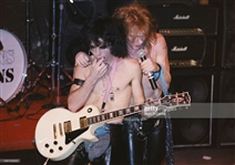 Axl Rose 1984-85 Stage Used Microphone from His First Shows with Guns N' Roses and Previous Band LA Guns